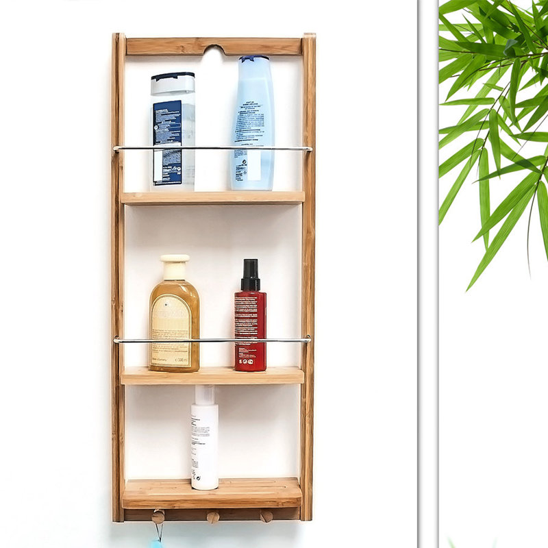 Relaxdays Bathroom Wall Shelf & Reviews Wayfair.co.uk